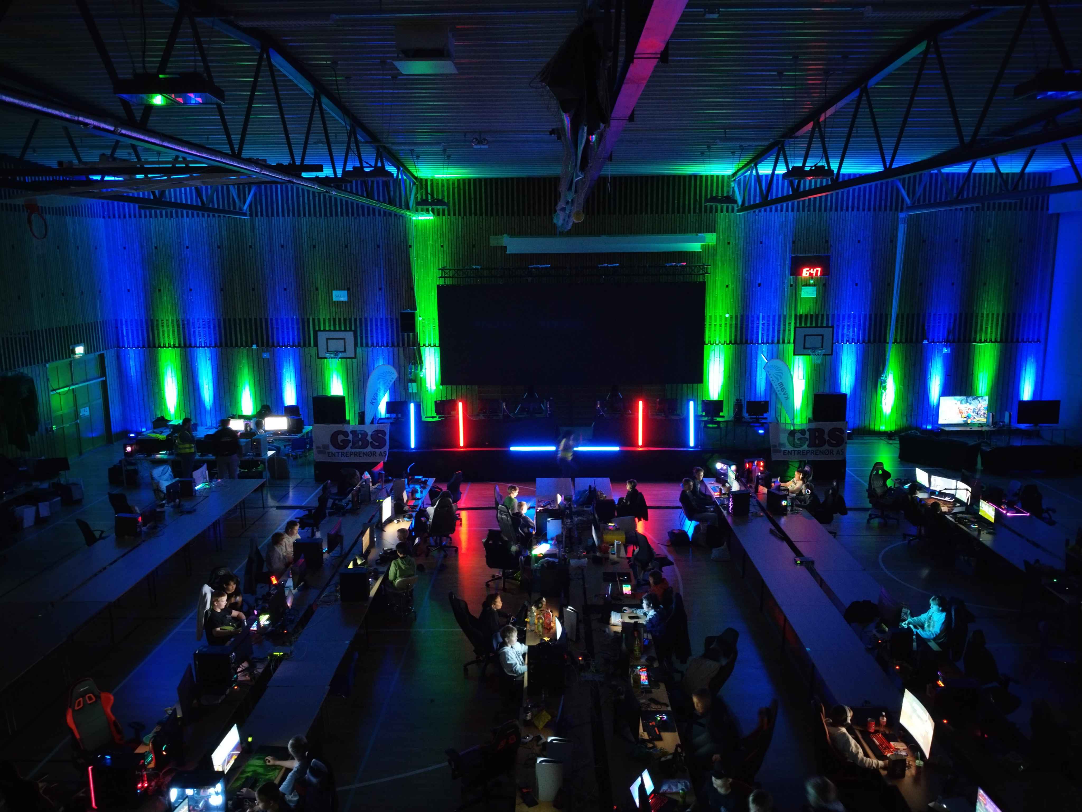 Stemningsbilete frå KvammaLAN 4